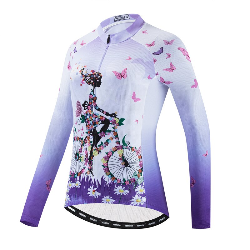 Weimostar Women's Cycling Jersey with Long Sleeves, Autumn Bike Gear - Vlad's Bike Bits